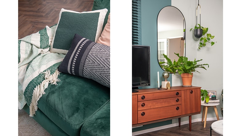 Kleuradvies tip: laat kleuren op wanden terugkomen in accessoires