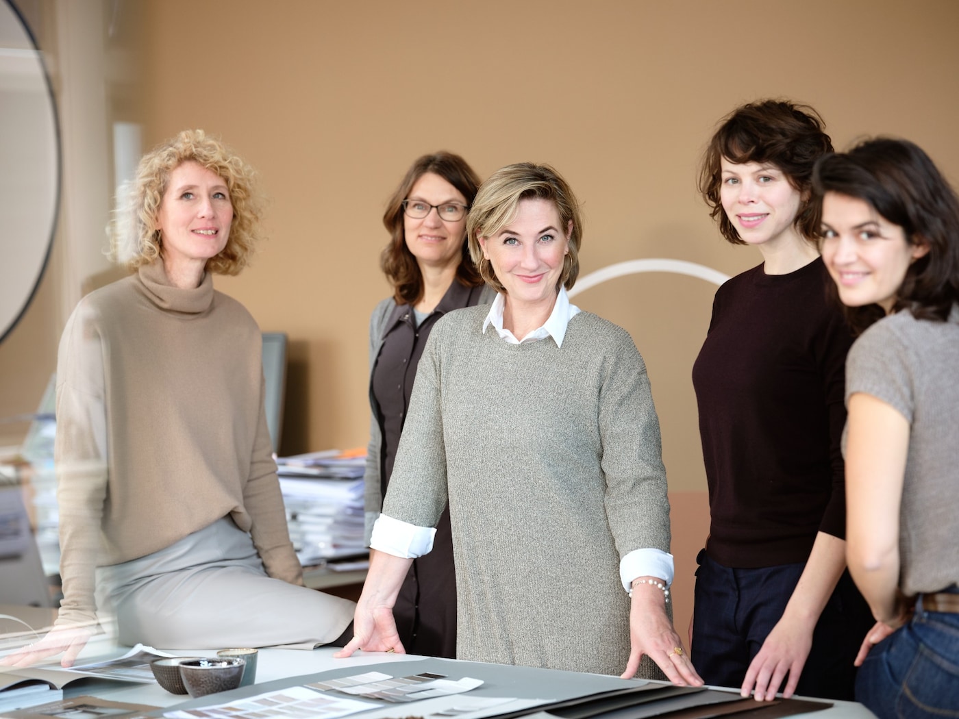 V.l.n.r. Willeke Jongejan, Marieke Wielinga, Heleen van Gent, Marieke Verbruggen