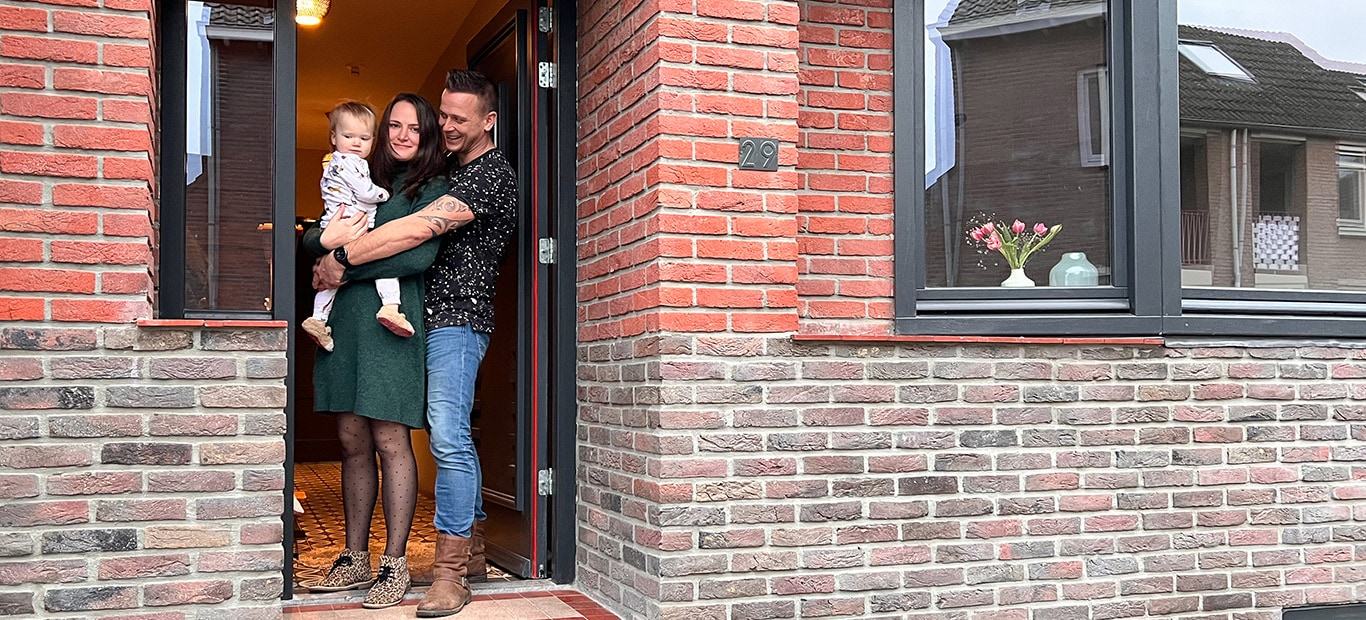 In het nieuwe huis van Kim en Roel maken de kleurencombinaties het huis warm en welkom