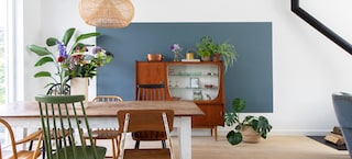 Een kleur make-over met blauwtinten