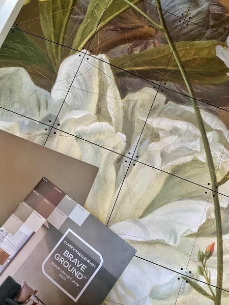 moodboard met bloemen