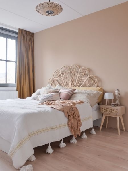 Oase van rust in de slaapkamer met naturel tint Binti desert