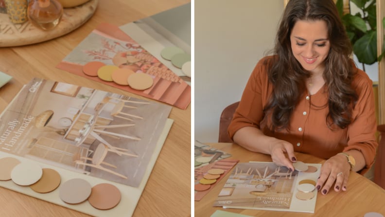 Stylist Souraya aan de slag met kleuren combineren | Kleuren combineren met de Flexa Kleurtester 