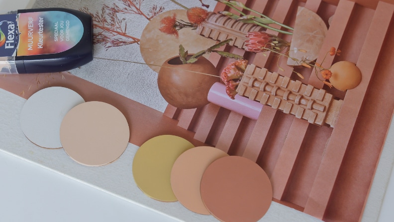 Terra roze en warme aardetinten als trendkleur