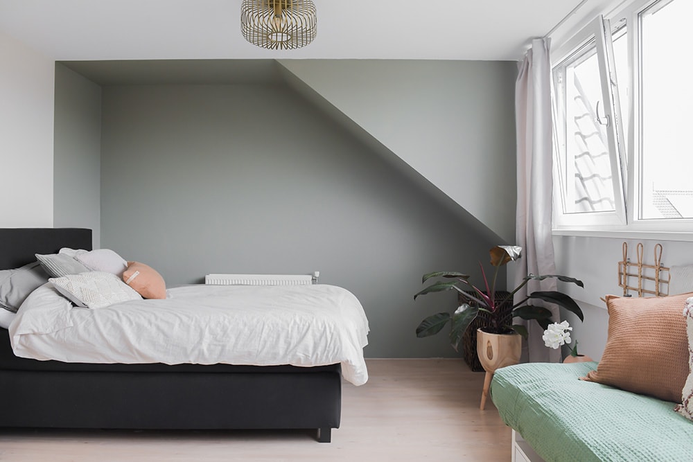  Na situatie waar kleur is gebruikt en waardoor alles één geheel wordt en rust geeft