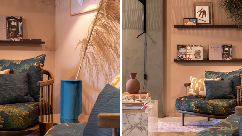 Het resultaat van donker naar kleur maar dan net wat lichter met Mild Umber.