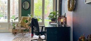 Kleurrijke werkplek met Flexa Easycare