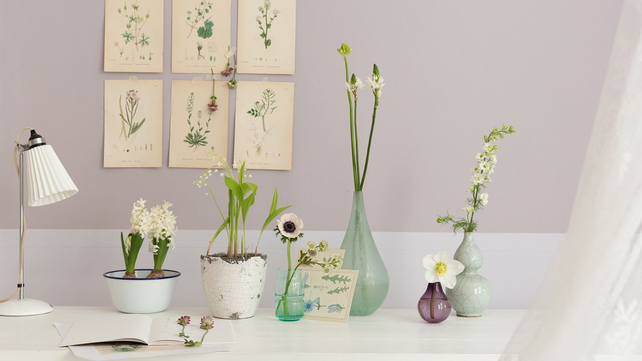 4 manieren om gebloemde tinten te gebruiken in je huis | Verf in alle kleuren voor binnen en buiten