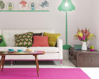 Kleine woonkamer Heldere kleuren helpen