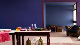 Kleur brengt warmte in de woonkamer