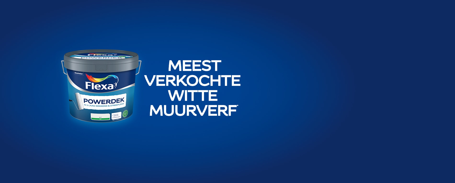 Met de witte muurverf van Flexa Powerdek creëer je een perfect witte serene look 
