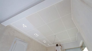 Hoe schilder je een gestuct plafond