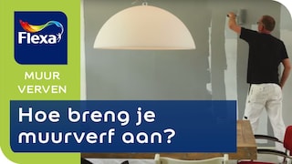 Hoe schilder je een muur met Flexa Expert
