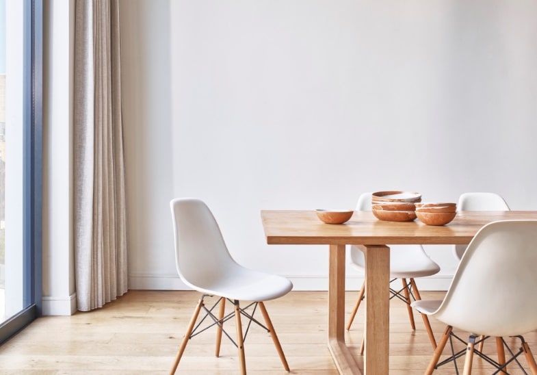 Een ruimte die intensief wordt gebruikt kun je het beste schilderen met Flexa Easycare Muren. Vlekken krijgen geen kans.