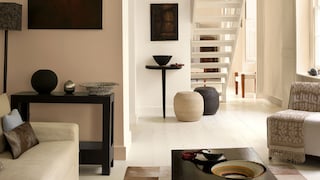 Colores neutros para un living elegante