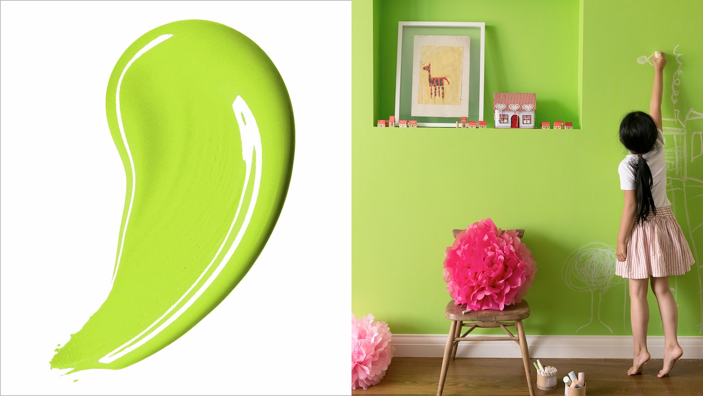 El verde es una opción que levanta el ánimo y también funciona igual de bien para niños y niñas.