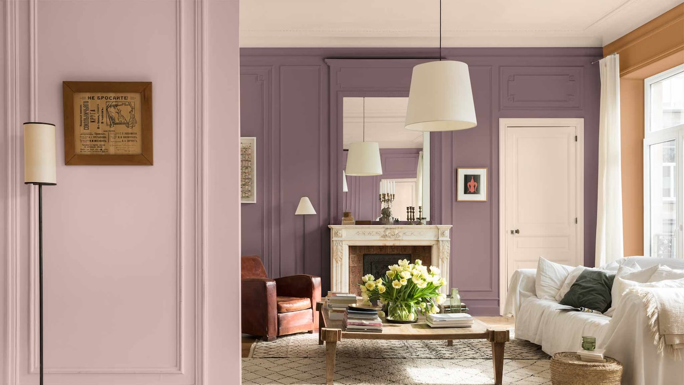Couleur moderne dans salon classique 