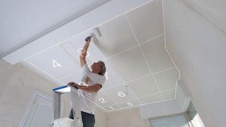 Conseil peinture – Comment peindre un plafond sans traces?