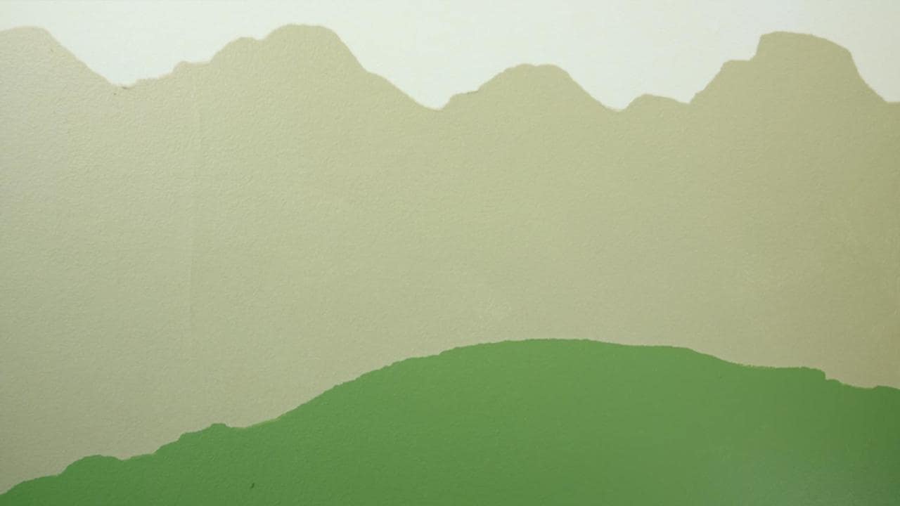 peindre une chambre enfant peinture verte