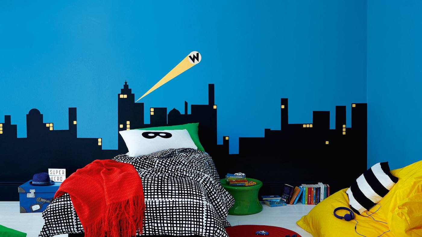 chambre d'enfant super héro