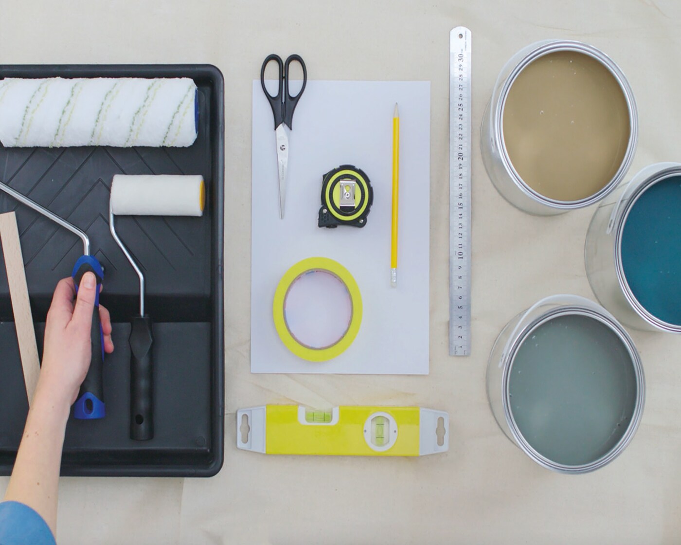 Levis Colour Futures 2019 - peindre nid d'abeille - matériel nécessaire