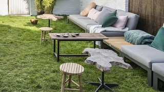 Creatief met verf – oude stoel wordt origineel tuintafeltje