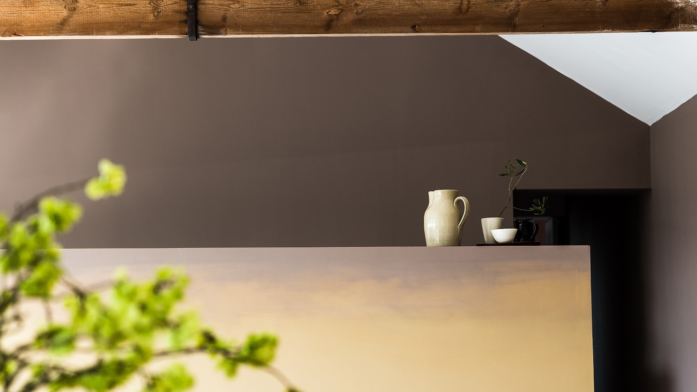 Taupe kleurencombinatie met oker en grijs