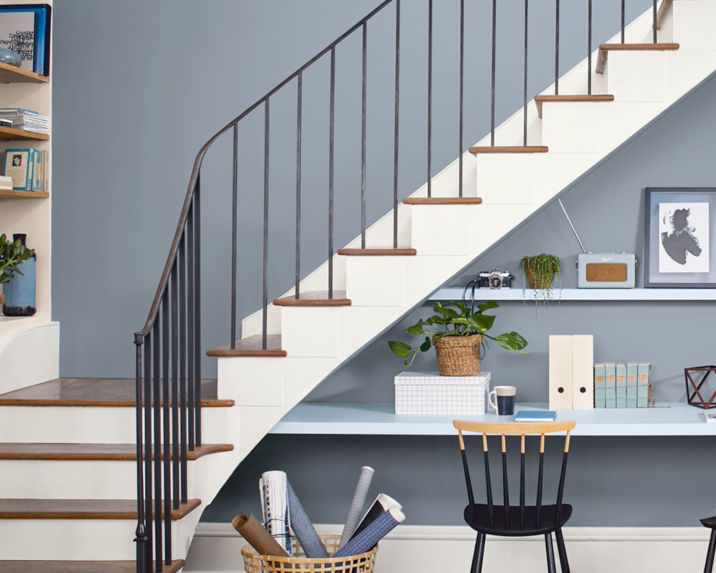 geschilderde trappenhal bestand tegen vlekken