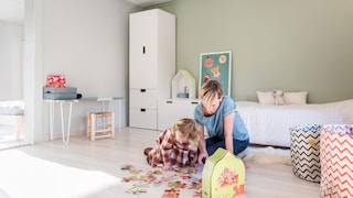 Een serene kinderkamer voor blogster Gwendeline van Mon Atelier Déco