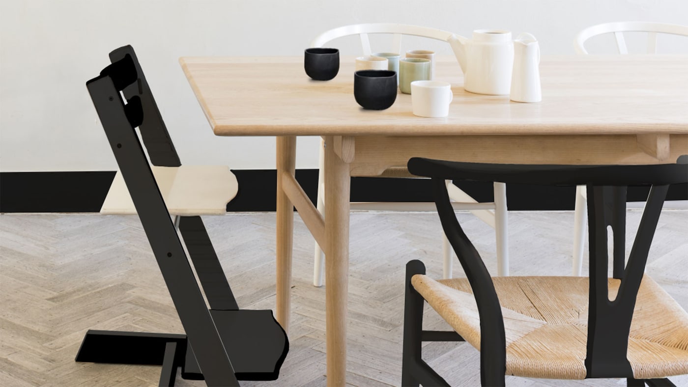 Combineer zwart met helder wit