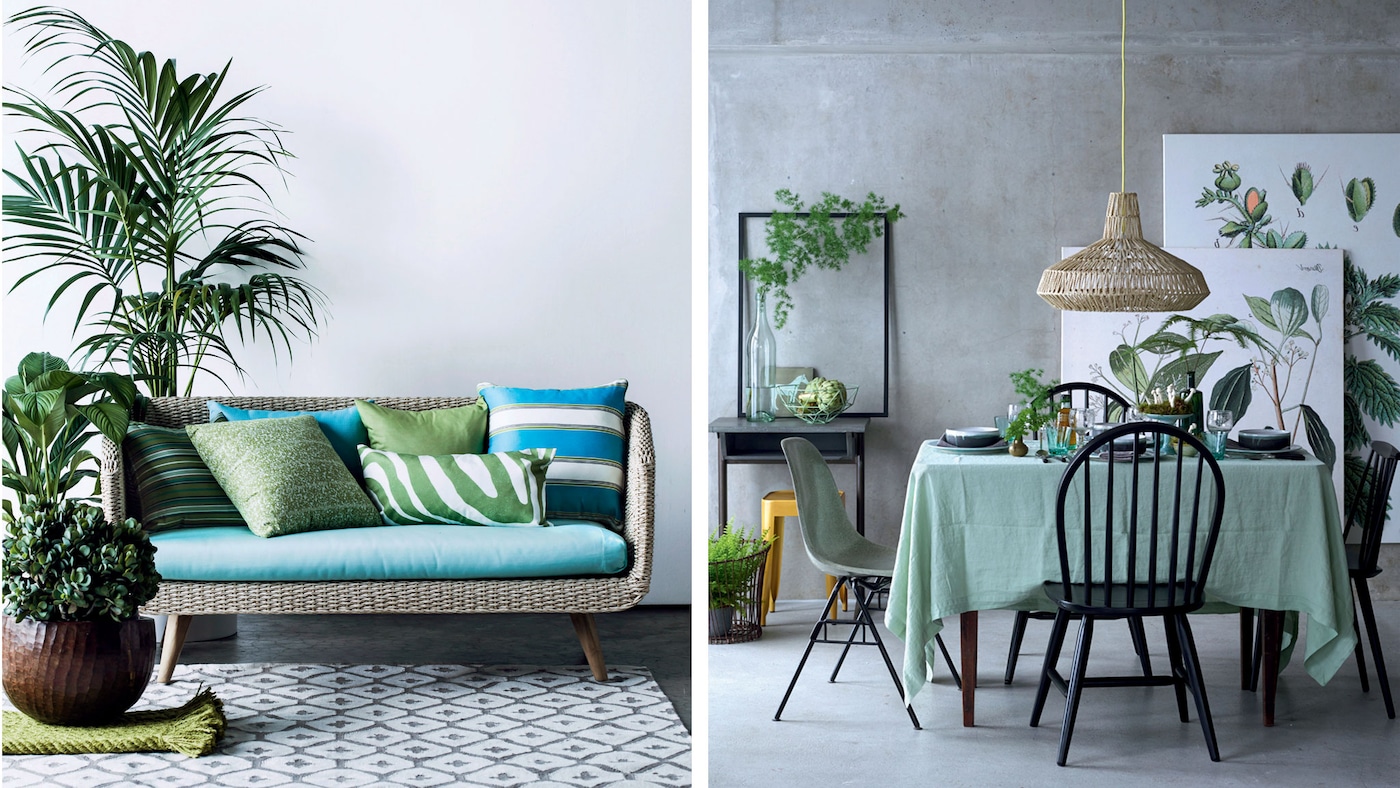 Nieuwe landelijke - landelijke stijl - natuurlijke materialen - eigentijds design - frisse kleuren