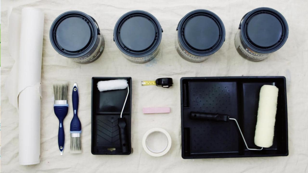 verfbenodigdheden kinderslaapkamer schilderen