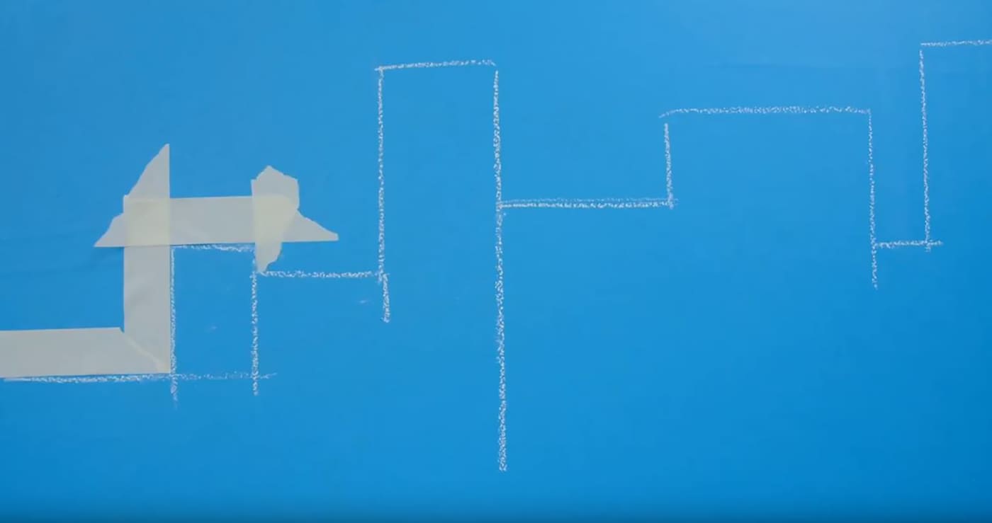 superhelden kinderkamer afplakken met tape