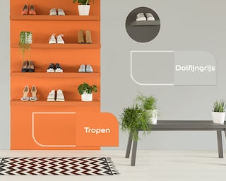 Schoentje aan de wand, wie heeft de kleurrijkste dressing van het land?