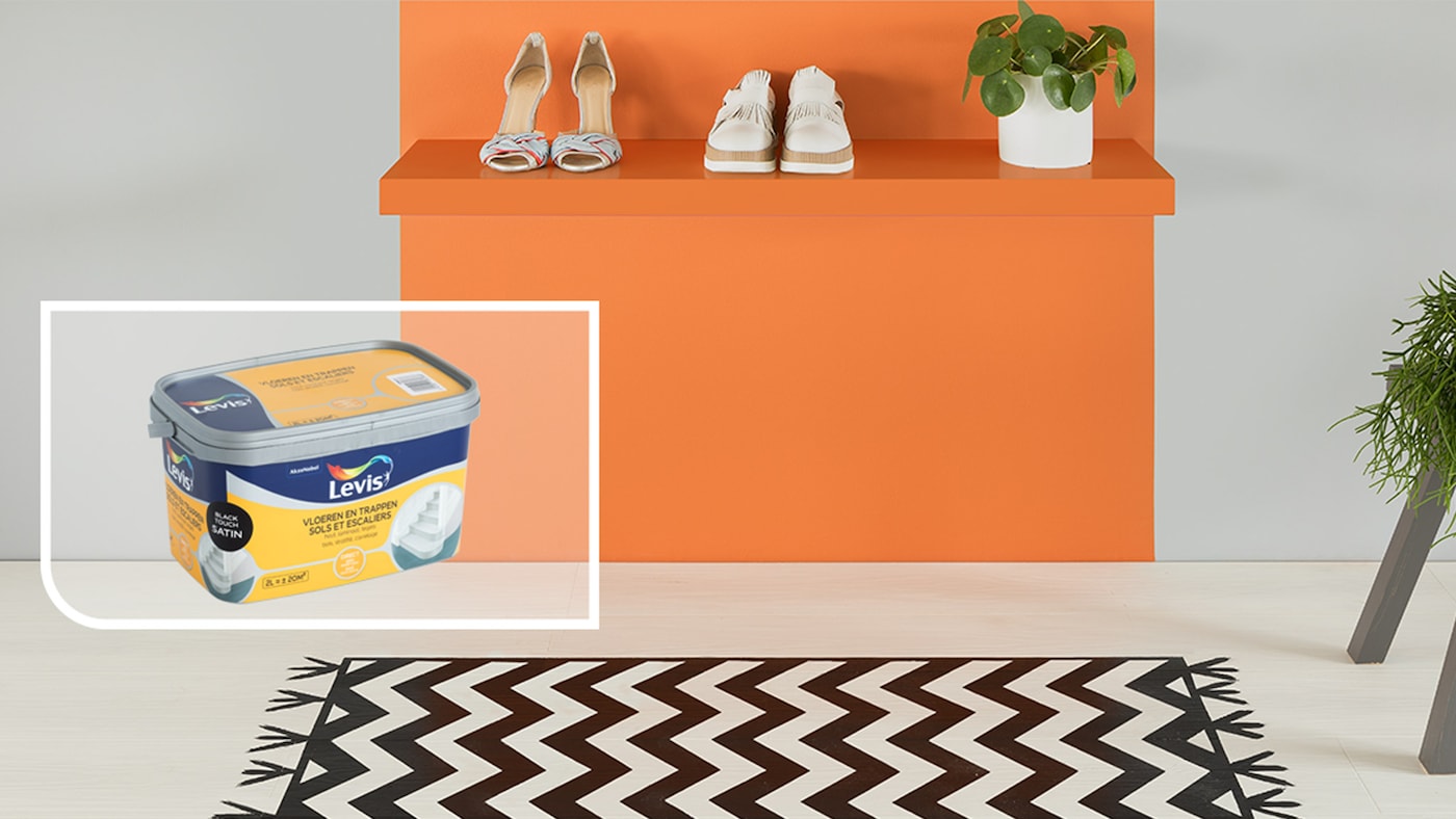 patronen schilderen op de vloer