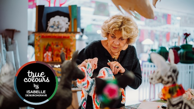 Kleur a volonté bij papierkunstenares Isabelle de Borchgrave