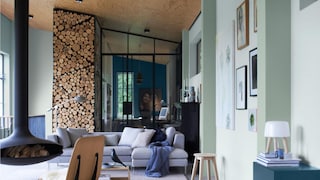 Noordse kleuren in de woonkamer 