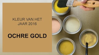 Ochre gold - kleur van het jaar 2016