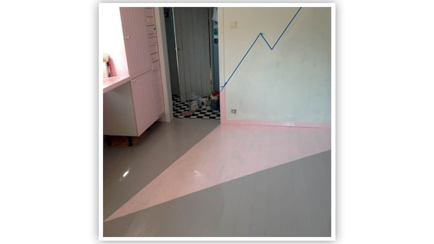 Gevloerd - stap 3 - verfaccent - vloer