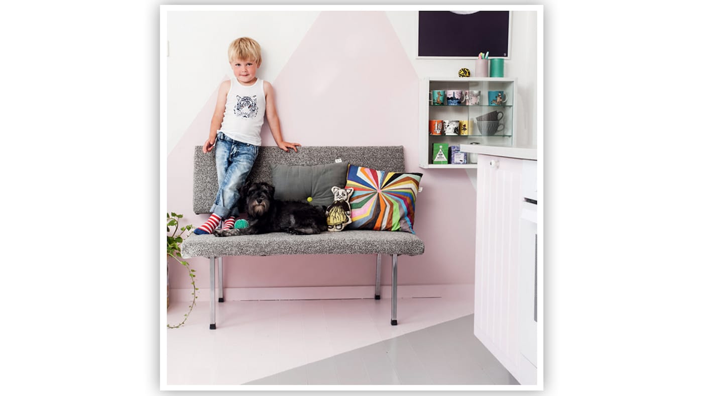 Gevloerd - stap 4 - verfaccent vloer