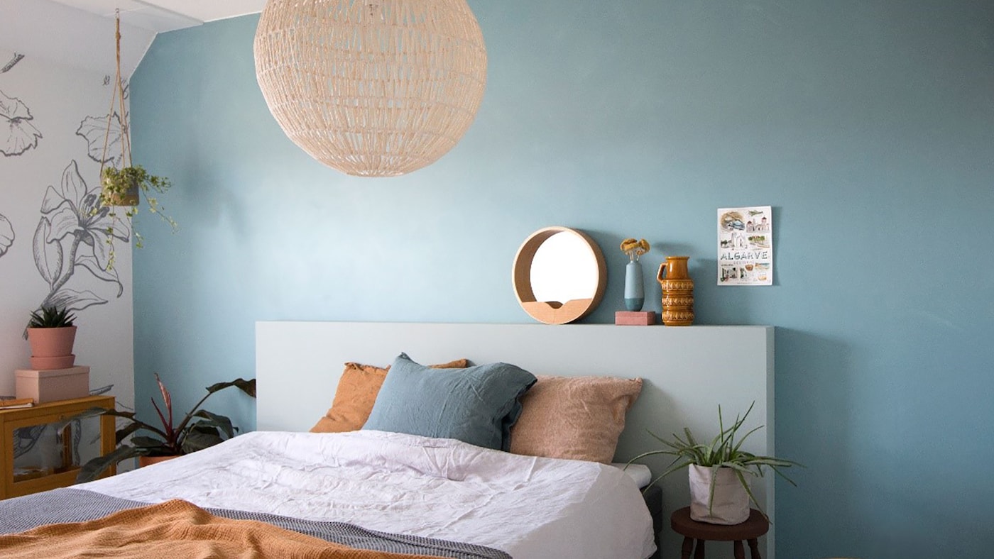 Slaapkamer met levis atelier krijtverf