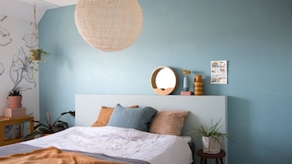 Slaapkamer met krijtverf