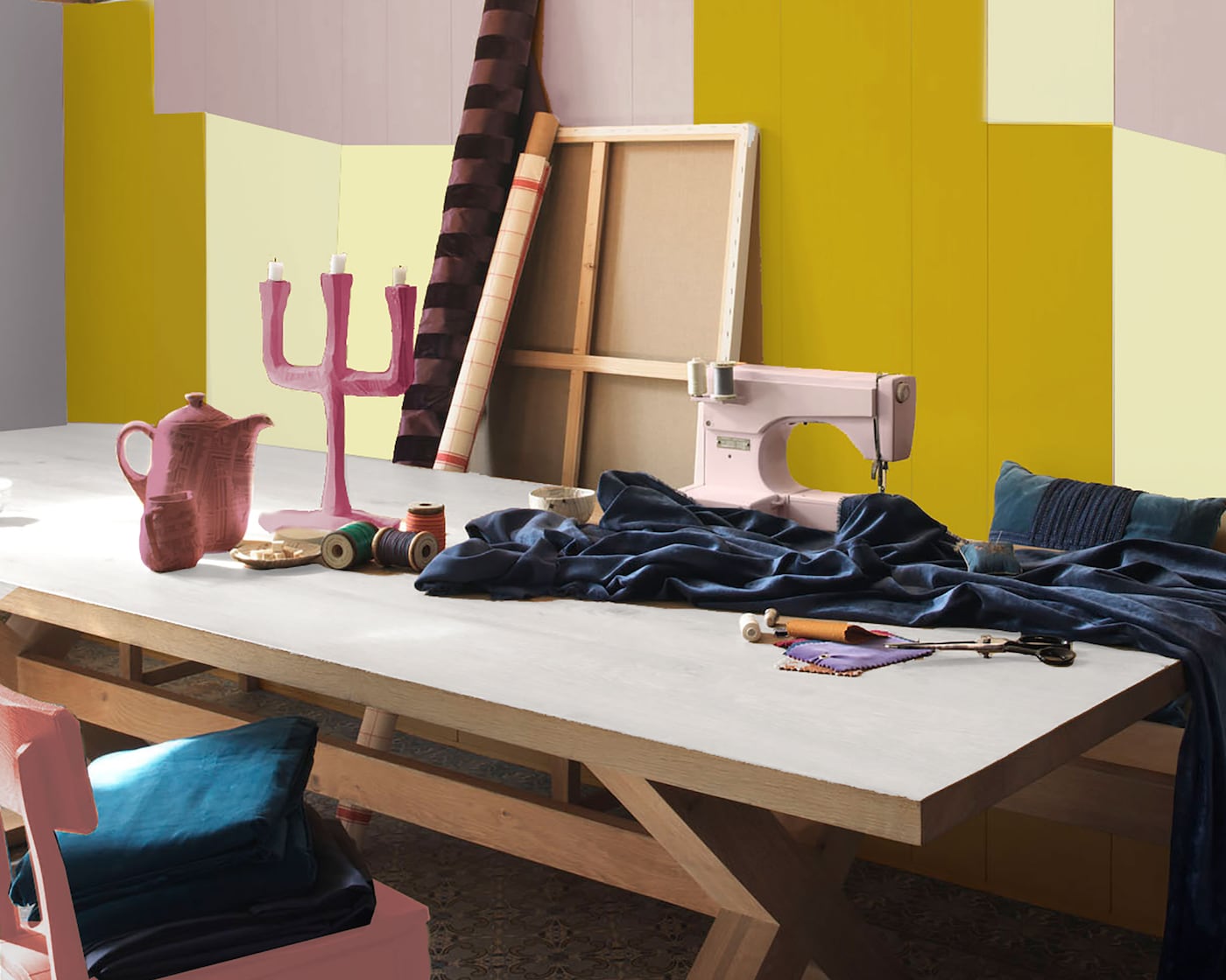 3D mural in hobbykamer