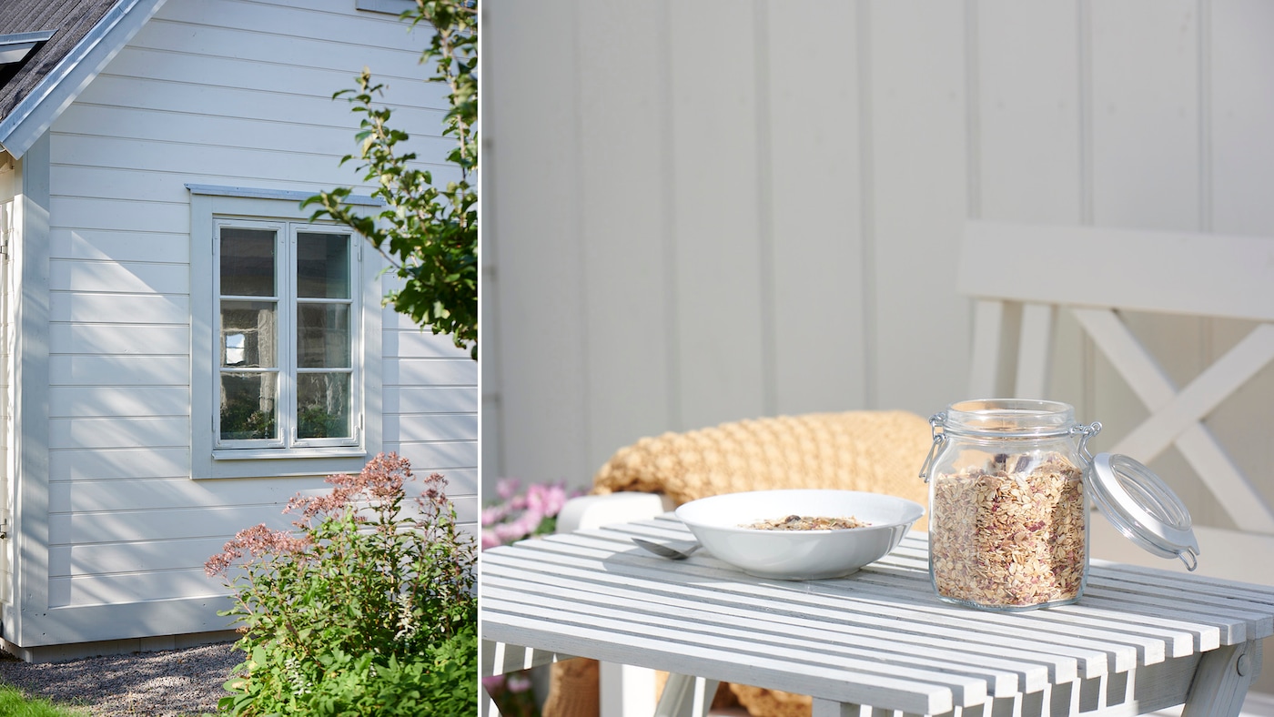 Modest White hvidmalet hus