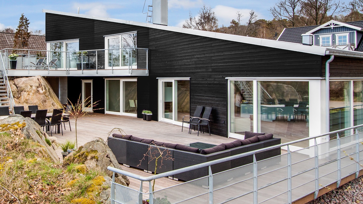 Sorte matte overflader giver et subtilt udtryk