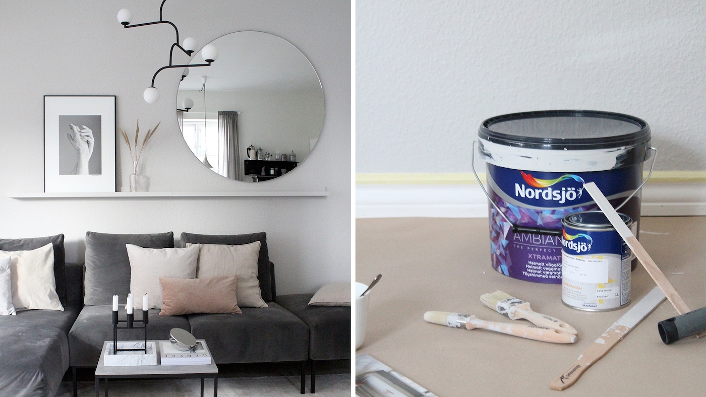 Stuefarven CarlaSofieMolge Warm Grey os bloggeren