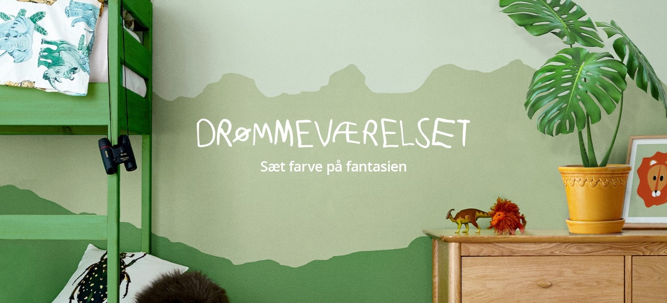 Sæt farve på fantasien på børneværelset