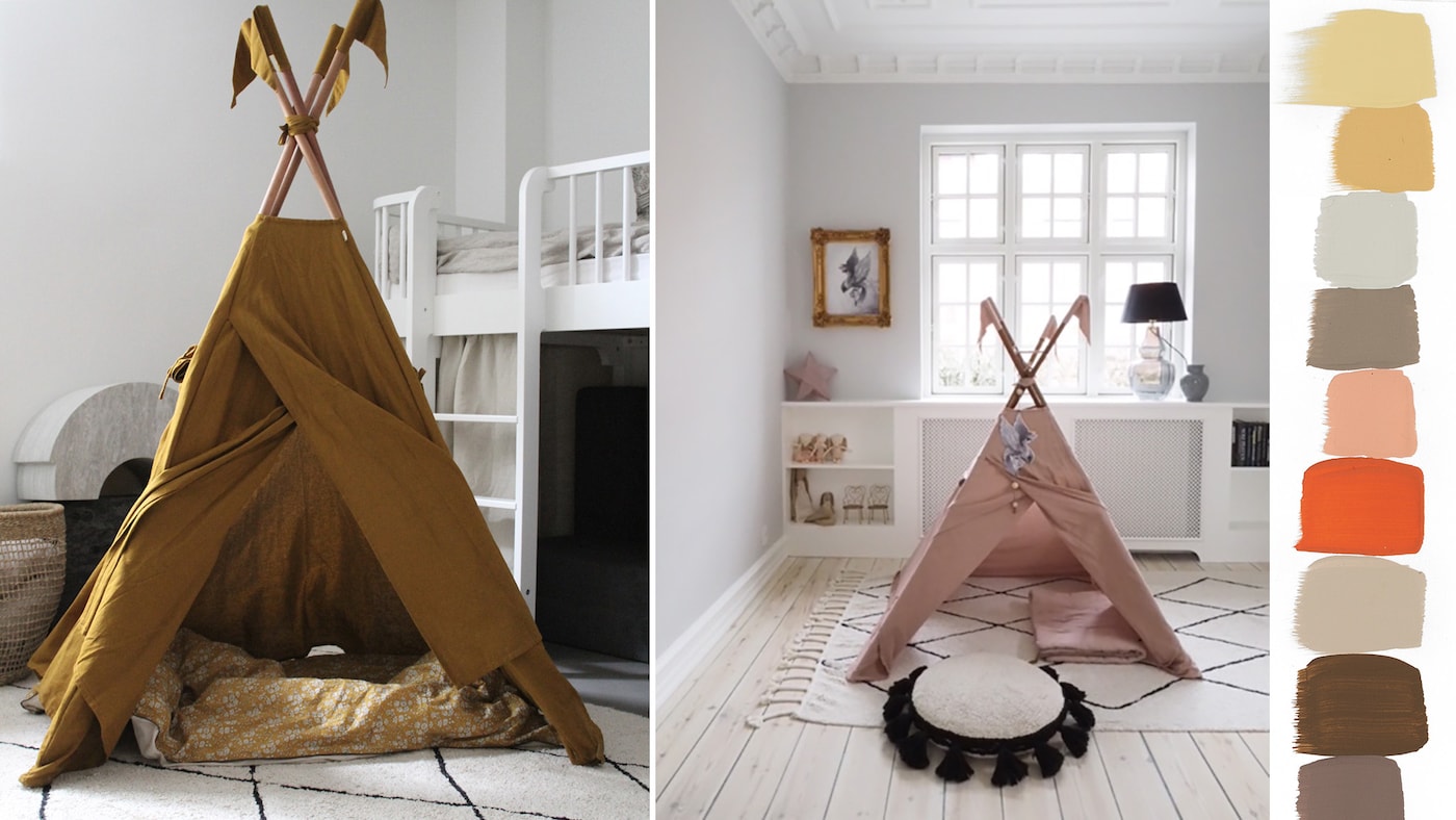 Tipitelt på barnerommet