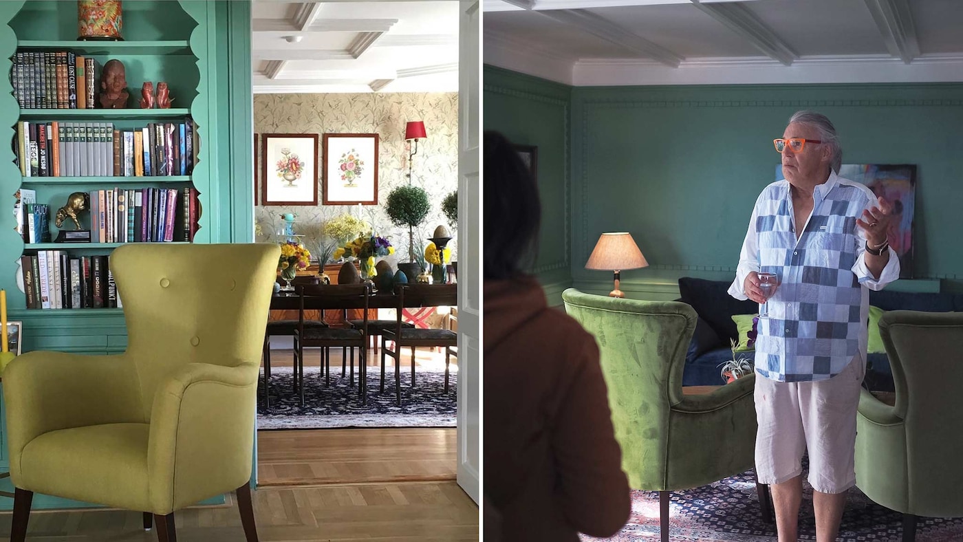 Blomsterfinns sommerhus er pusset opp i glade farger