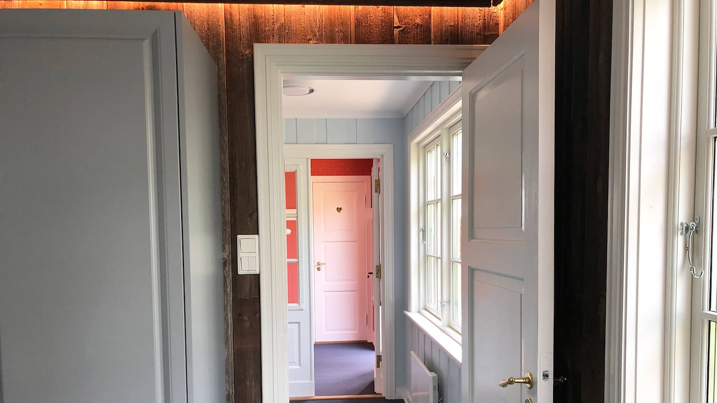 Gangen i sommerhuset til Finn Schjøll